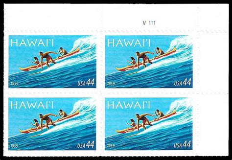 PCBstamps US 4415 PB 1 76 4x44c Hawall Statehood MNH PB 2