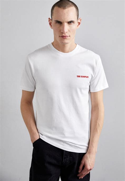 The Kooples T Shirt Print Whiteweiß Zalandode