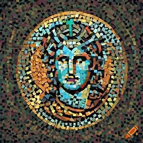 Vibrant Mosaic Of Alexander The Great On Craiyon