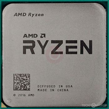 AMD Ryzen 7 1700 Specs | TechPowerUp CPU Database