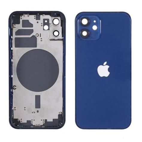 Tampa Traseira Apple Iphone 12 Azul Frame