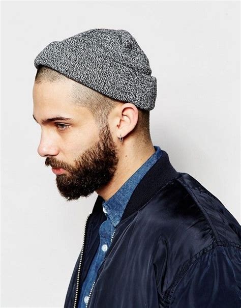 Asos Mini Fisherman Beanie In Black And White Twist In 2021 Beanie