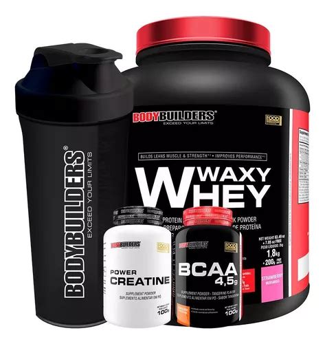 Kit Waxy Whey Kg Bcaa X G Y Creatina Potente G