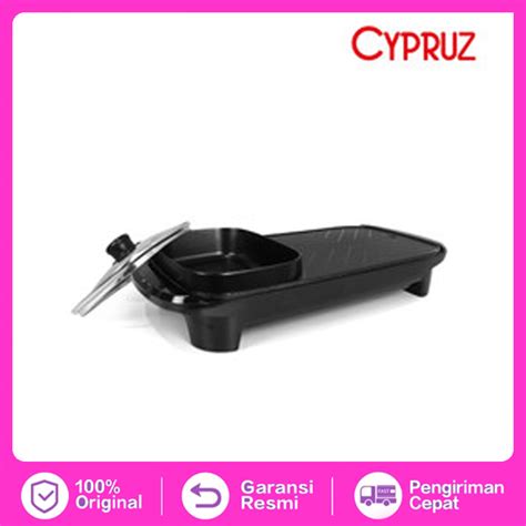 Cypruz Bbq Electric Hot Pot Shabu Suki Grill Hotpot Elektrik In Lazada Indonesia