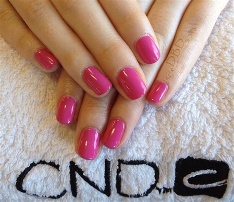 CND Shellac In Hot Pop Pink Facebook DivineByDesignCNDNails