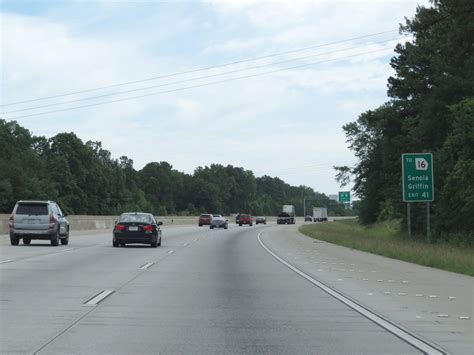 Georgia Interstate 85 Northbound Cross Country Roads