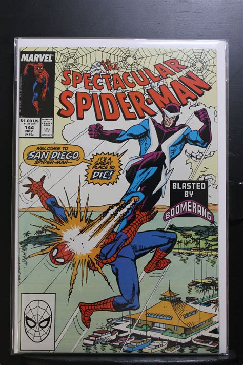 The Spectacular Spider Man 144 Direct Edition 1988 Comic Books