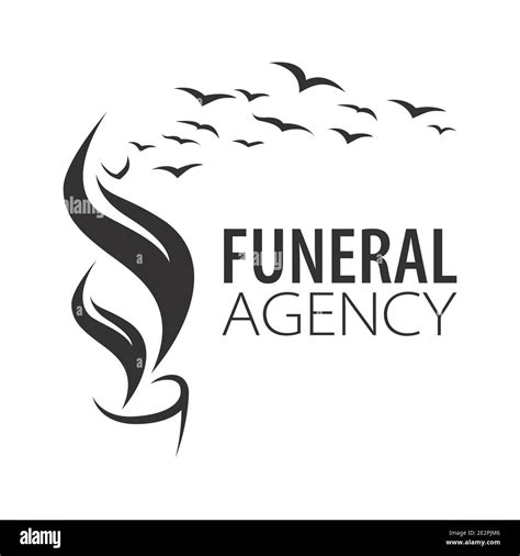 Vector Logo Of Funeral Services Stock Vector Image And Art Alamy