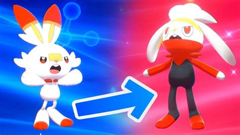 Pok Mon Sword Shield Walkthrough Part Scorbunny Evolves Into