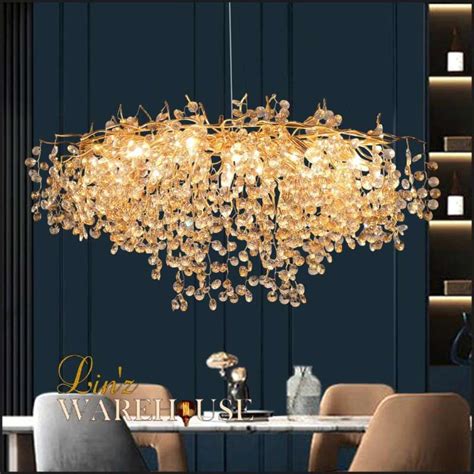 Jual Lampu Gantung ISLAND MODERN LUXURY CRYSTAL BRANCH 120 CM