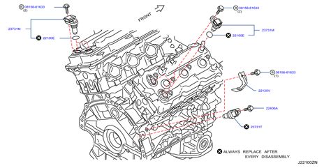 Infiniti G X Engine Camshaft Position Sensor Ja B Infiniti