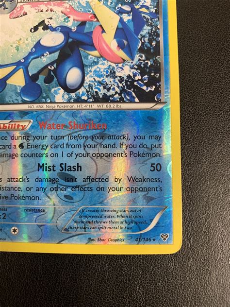 Greninja Pokemon Card XY 41 146 Rare Reverse Holo LP EBay