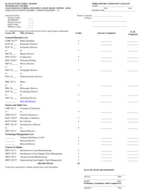 Fillable Online Trcc Commnet Lean Manufacturing And Supply Chain Mgmt