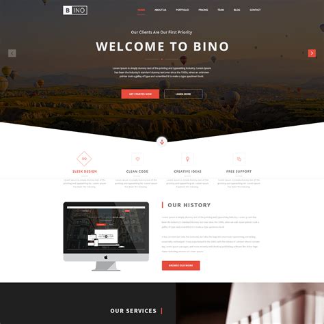 Free One Page Psd Web Templates In Colorlib