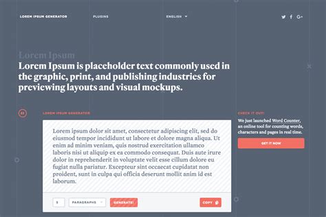 Lorem Ipsum Generator – The Ipsum Collection