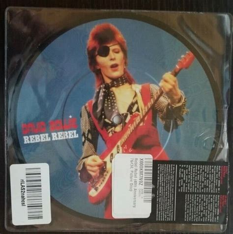 David Bowie Rebel Rebel 40th Anniversary 7 Vinyl Picture Disc Single