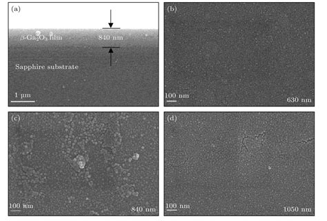 薄膜厚度对射频磁控溅射 β Ga2o3 薄膜光电性能的影响参考网