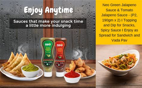 Neo Green Jalapeno Sauce G Green Chilli Sauce G I P I Topping