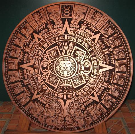 Aztec Calendar Vector Free At Collection Of Aztec