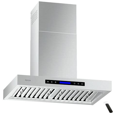 EKON 30 Wall Mount Range Hood 900 CFM Stainless Steel Baffle