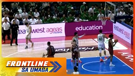 UAAP S86 La Salle Binawian Ang UP Pinuwersa Ang Game 3 Para Sa