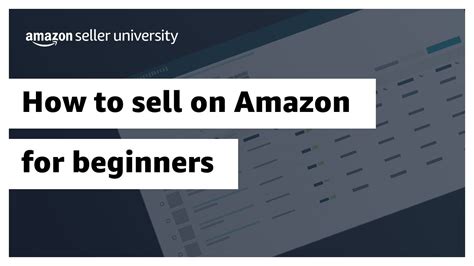 How To Sell On Amazon For Beginners Step By Step Tutorial YouTube