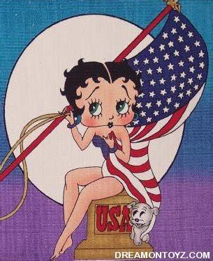 Betty Boop Pictures Archive - BBPA: Patriotic Betty Boop and Pudgy pictures