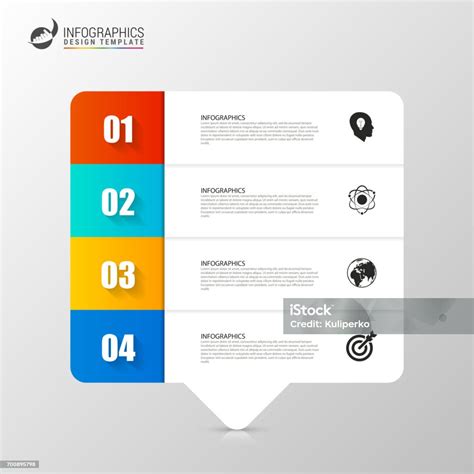 Circle Infographics Template For Diagram Vector Illustration Stock Illustration Download Image