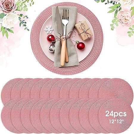 Amazon 200 Disposable Woven Paper Placemats And Coasters Set