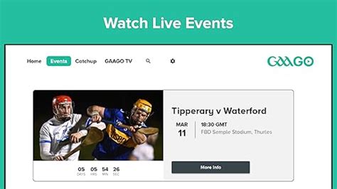 Gaago Watch Live Gaa App On The Amazon Appstore