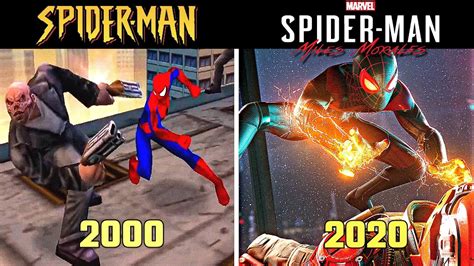 Evolution Of Combat In Spider Man Games 2000 2020 YouTube