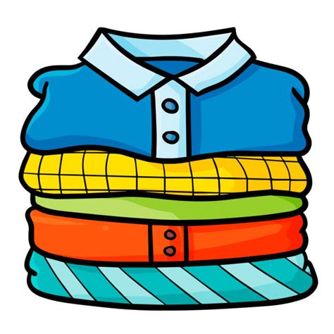 Folded Clothes Illustrations, Royalty-Free Vector Graphics & Clip Art ...