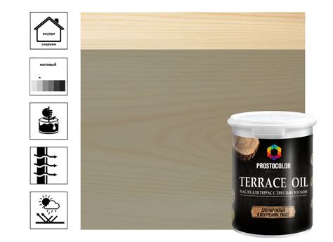 Масло для террас PROSTOCOLOR (эбеновое дерево) 0,75л - купить по низкой ...