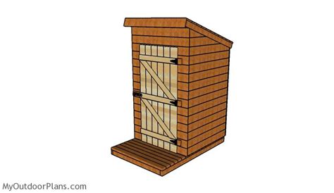 Outhouse Plans | MyOutdoorPlans | Free Woodworking Plans and Projects ...