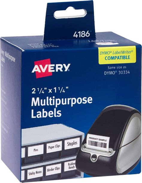 Avery Thermal Roll Labels 2 1 4 X 1 1 4 White 1000 Multipurpose Labels Per Roll 1