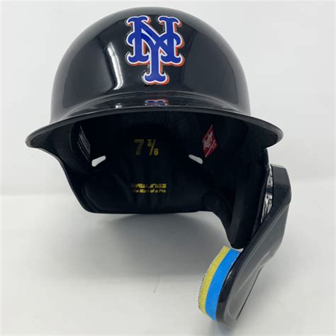 Pete Alonso 20 Game Used Batting Helmet Game 1 Mets Vs Phillies