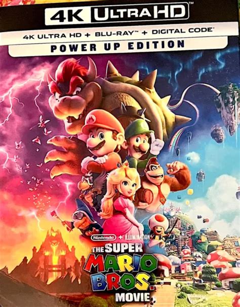 THE SUPER MARIO Bros Movie 4K Ultrahd Blu Ray Digital 2023 19 45