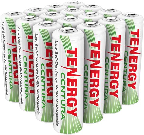 4 Cards 16 Pcs Tenergy Centura AA Size 2000mAh Low Self Discharge NiMH