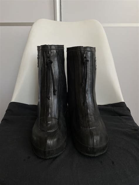 Archival Clothing Balenciaga Type Military Combat Waterproof Boots | Grailed