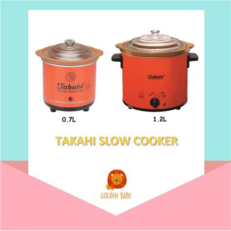 Jual Takahi Slow Cooker Crockery Pot L L Premium Series