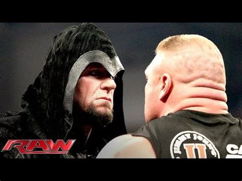 The Undertaker Regresa Y Estrella A Brock Lesnar Contra Una Mesa Video