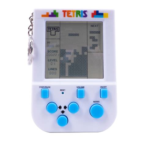 Buy Tetris Keyring Handheld Arcade Game Retro Mini Portable Handheld