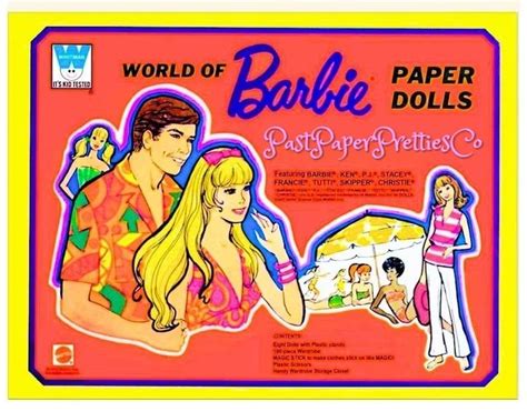 Vintage Paper Dolls World Of Barbie Printable Pdf Instant Etsy