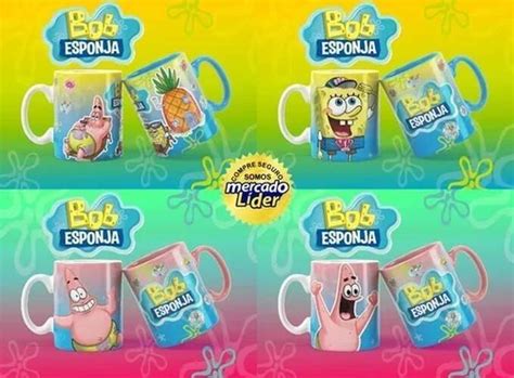 Plantillas Bob Esponja Sublimacion Tazas Tazones