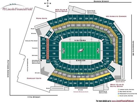 Lincoln Financial Field Virtual Seating Chart