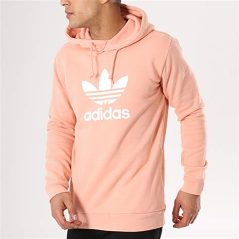 Adidas Originals Sweat Capuche Trefoil Cw1245 Rose