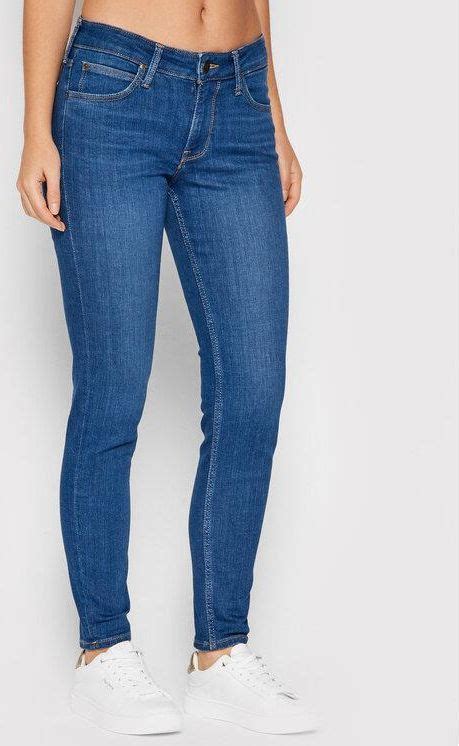 Lee Jeansy Scarlett L526OPSO Niebieski Skinny Fit Ceny I Opinie