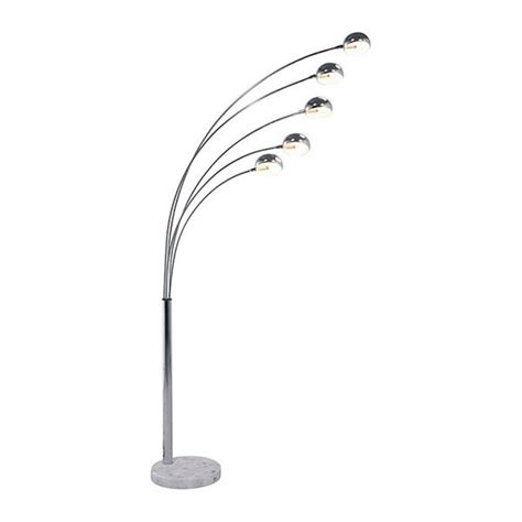 Lampadaire Design Branches Arcka Xl En M Tal Chrom Socle Marbre De