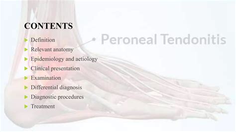 Peroneal Tendinopathy Ppt