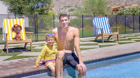 Michael Phelps and Son Boomer, 4, Team Up with PAW Patrol to Teach Kids ...